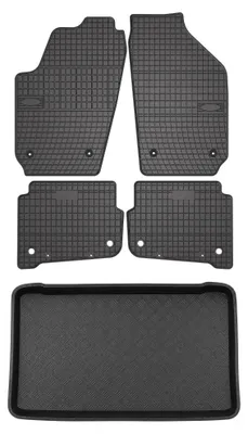Immagine prodotto di Tappetini gomma SolidPRO + bagagliaio per Volkswagen Fox 2005-2011 5 pezzi