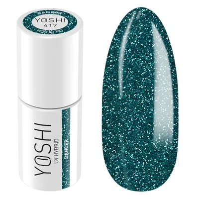 Produktbild von Yoshi | Hybrid-Nagellack - 417 Dancer - Hybrid-Gellack - Hybridlack - UV LED - 6ml - Profi Qualität - Grün