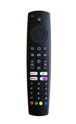Image de Télécommande de remplacement TS8187R-11 pour Smart TV Grundig – Touches de raccourci (Netflix/YouTube/TV+) – sans fonction vocale