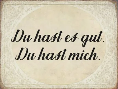 Produktbild von vianmo Holzschild 30x40 cm du hast es gut du hast mich