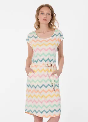 Produktbild von Ragwear Kurzes Kleid Damen LILITHE PRINT multicolor XL