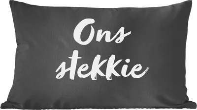 Produktbild von MuchoWow® Zierkissen Sofakissen Wohnzimmer Dekokissen 60x40 cm Liebe - Zitate - Unser Zuhause - Text - Zuhause - Kopfkissen - Polster mit Foto