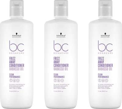 Produktbild von BC Bonacure Frizz Away Conditioner 3x1000 ml