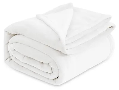 Produktbild von BEDSURE Kuscheldecke Flauschig Decke Fleecedecke - 230x270cm, Weiß