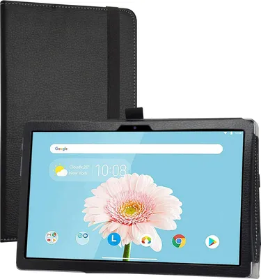 Produktbild von Labanem Folio PolyurethanTasche für TECLAST P20HD/M40 - Eleganz und Schutz Schwarz