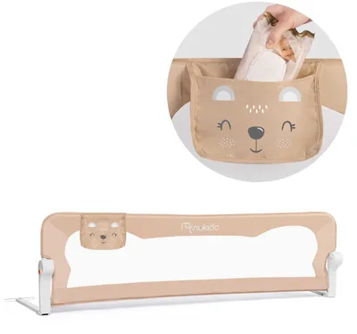 Obrázok produktu pre Zábrana na posteľ 150 x 42 x 35 cm Nukido béžová