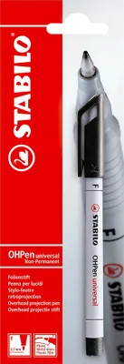 Produktbild von Folienstift - STABILO OHPen universal - wasserlöslich fein - Einzelstift - schwarz