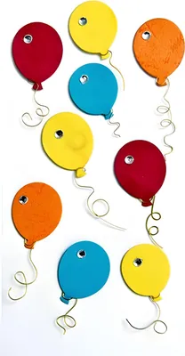 Produktbild von HEYDA 203780711 Stick-On's-Mix Ballons 75 x 165 cm