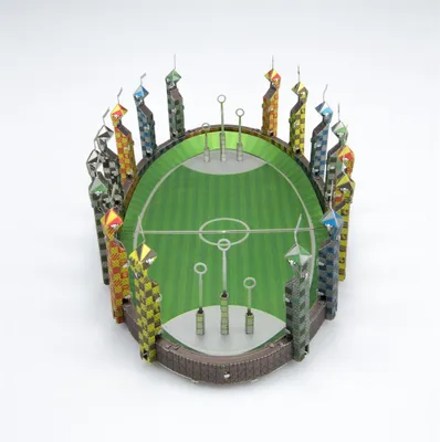 Produktbild von Metal Earth Quidditch Pitch, Montagesatz, Quidditch Pitch, Unisex, 14 Jahr(e), Grün, 142 mm