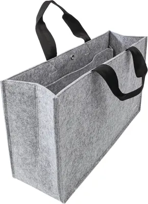 Produktbild von Desk Sharing Bag Basic L hellgrau recycelter PET Filz 500x280x150mm