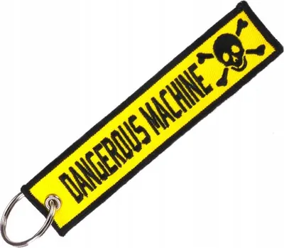 Immagine prodotto di Portachiavi DANGEROUS MACHINE - Anello portachiavi | Regalo originale