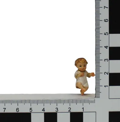 Produktbild von Heiligenfigur Jesuskind 2,5 cm handbemalt Polyresin Deko Figur