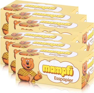 Produktbild von Mampfi Esspapier Oblaten 200 Stück - unverwechselbarer Geschmack (6er Pack)