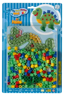 Image de HAMA Maxi perles Dino blister (250 pièces)