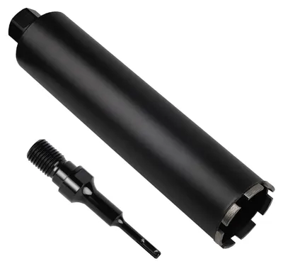 Diamantbohrkrone 152 mm, 1¼" UNC, 420 mm Länge, Nassbohren