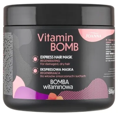 Obrázek produktu pro JOANNA Vitamin Bomb Express, regenerační kondicionér pro poškozené a suché vlasy, 500 g