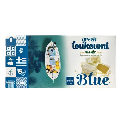 Attika Loukoumi Mastiha 280 g Packung auf rein weißem Hintergrund