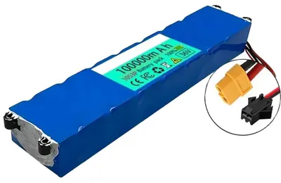 Image de Batterie pour véhicules électriques, capacité de 100 000 mAh, tension de 36 V, connecteur XT60-SM