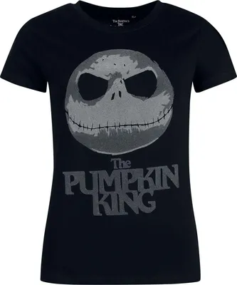 Produktbild von The Nightmare Before Christmas T-Shirt Damen Jack Skellington - Pumpkin King schwarz S