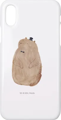Produktbild von Mr. & Mrs. Panda Iphone 10 Handyhülle Murmeltier - Weiß - Geschenk, Knigge, Cover, Respekt, Fröhlichkeit, Anstand, Handy, Lustige Sprüche, X, Freundlichkeit, Hülle
