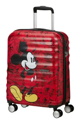 Zdjęcie produktu dla AMERICAN TOURISTER Wavebreaker Disney Spinner 55/20 TSA DISNEY FL Mickey Comics czerwony