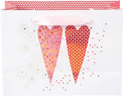Produktbild von Goldbuch Geschenktasche Hearts mittel 18x25x10 cm