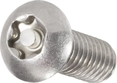 Produktbild von TOOLCRAFT 888789 Linsenkopfschrauben M6 16 mm T-Profil mit Stift Edelstahl A2 10 St.