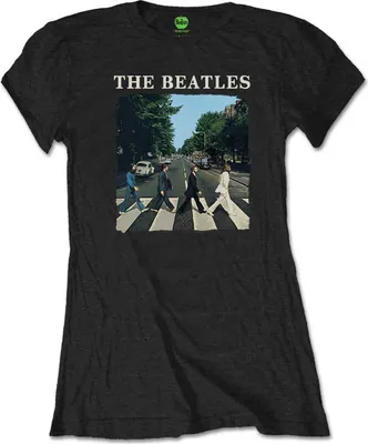 Produktbild von The Beatles Abbey Road & Logo Black L Damen T-Shirt