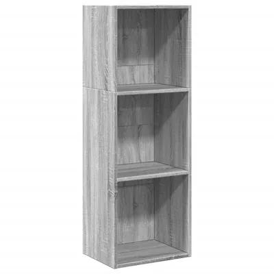 Zdjęcie produktu dla vidaXL Regał szary Sonoma 40x30x114 cm Materiał drewnopochodny