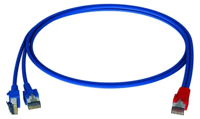 Produktbild von Homeway HW-Y-Kabel1 LAN/LAN 0,5m bl/bl HCAHNG-B2103-A005