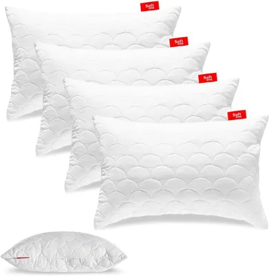 Produktbild von SOFTIMI | Antiallergisches Kissen 4er Set 50x75 cm | Hochwertiger Komfort für besseren Schlaf