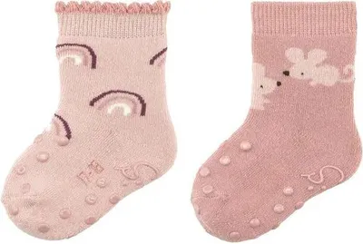 Produktbild von Sterntaler ABS Krabbelsocken DP Regenbogen, zartrosa, Gr. 20