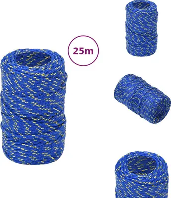Obrázek produktu pro vidaXL Lodní lano modré 2 mm 25 m polypropylen - Lana