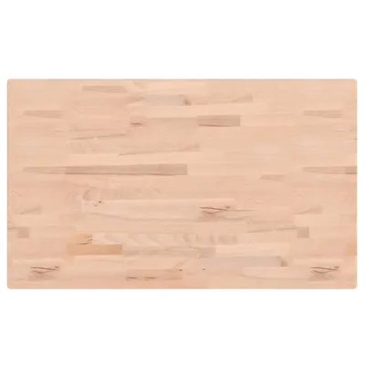 Immagine prodotto di Piano Bagno 100x60x1,5 cm in Legno Massello di Faggio
