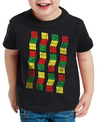 Produktbild von style3 Sheldon Cubes Kinder T-Shirt