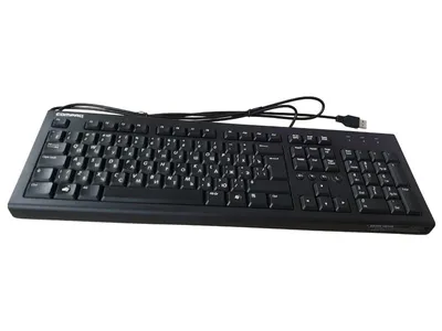 Zdjęcie produktu dla HP Klawiatura USB dla PC, Pełnowymiarowy (100%), Przewodowa, USB, Czarny