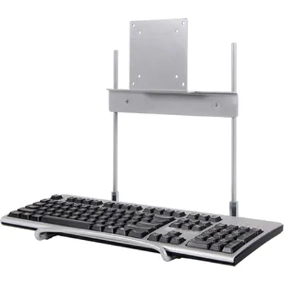 Produktbild von Dataflex Viewmate Tastaturhalterung - Option 592, Silber, 1,5 kg, 75 x 75,100 x 100 mm, 260 mm, 244 mm, 380 mm