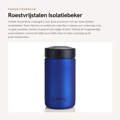 Produktbild von Isolierbecher, 400 ml, Edelstahl
