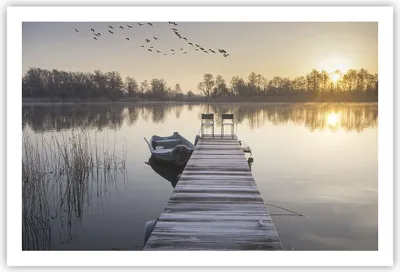 Produktbild von Poster - Poster ohne Rahmen - Brücke Westen die Sonne - 91,5x61 cm - Wand Bild - Wanddeko - Wandbilder - Kunstposter - Wandposter - Bilder - Kunstdruck - Wanddekoration - Wandbild - P2XAA91x61-4197