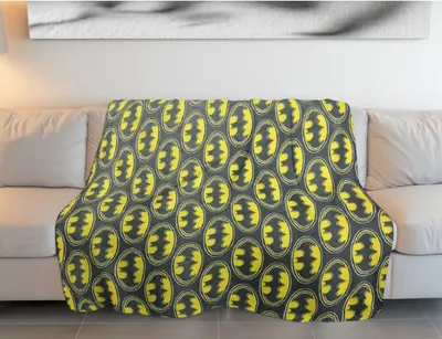 Obrázok produktu pre Súprava prikrývok Batman 180x200 cm - Huňatá prikrývka