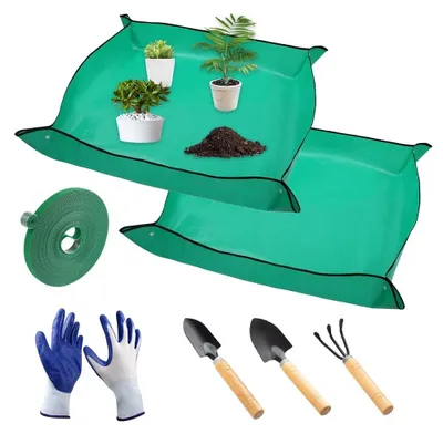 Produktbild von Faltbare Pflanzenmatte 100 x 100 cm für Gartenarbeit