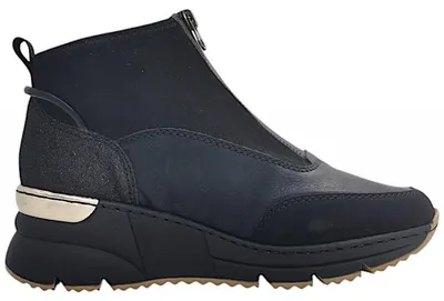 Imagen del producto de Botas de mujer Rieker, con cremallera, color negro, para uso casual