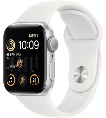 Produktbild von Apple Watch SE 40mm Alu silber/Sport weiß