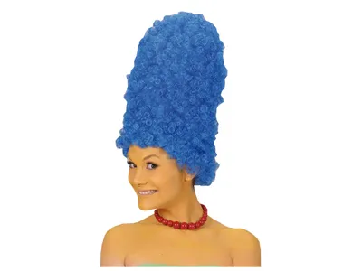 Image de Perruque Marge Simpson bleue