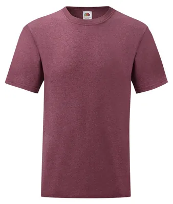 Image de Fruit of the Loom - T-shirt « Valueweight » pour hommes/femmes Unie LT1859 (M) (Heide Burgund)