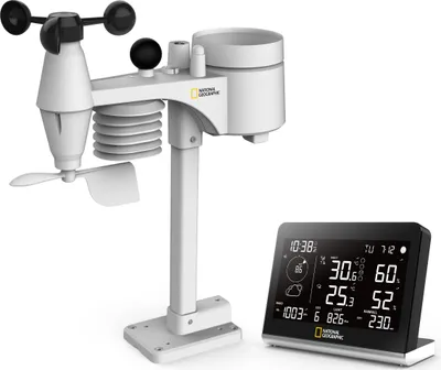 Produktbild von DCF Farb-Wetterstation SC 8-in-1 - Schwarz