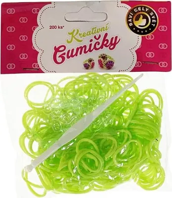 Obrázek produktu pro Kvalitní gumičky pro tvorbu náramků 2200ks - mix barev.