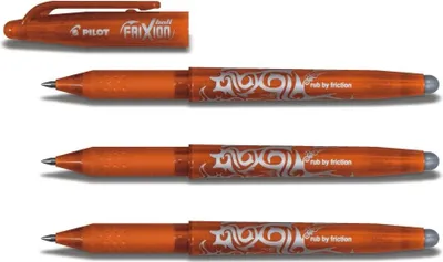 Produktbild von Pilot Frixion Ball Tintenroller 3er-Set orange