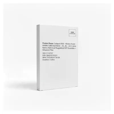 Obrázok produktu pre Cradlepoint R920 - Wireless Router - WWAN 1GbE Dual-Band - 3G, 4G - mit 3 Jahre NetCloud Ruggedized IoT Essentials + Advanced Plan