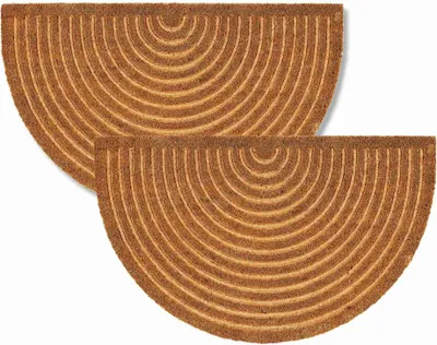 Obrázek produktu pro Rohožka Astra pro vnitřní i venkovní použití COCO SHAPE 2KS Světle hnědá 60 x 90 cm